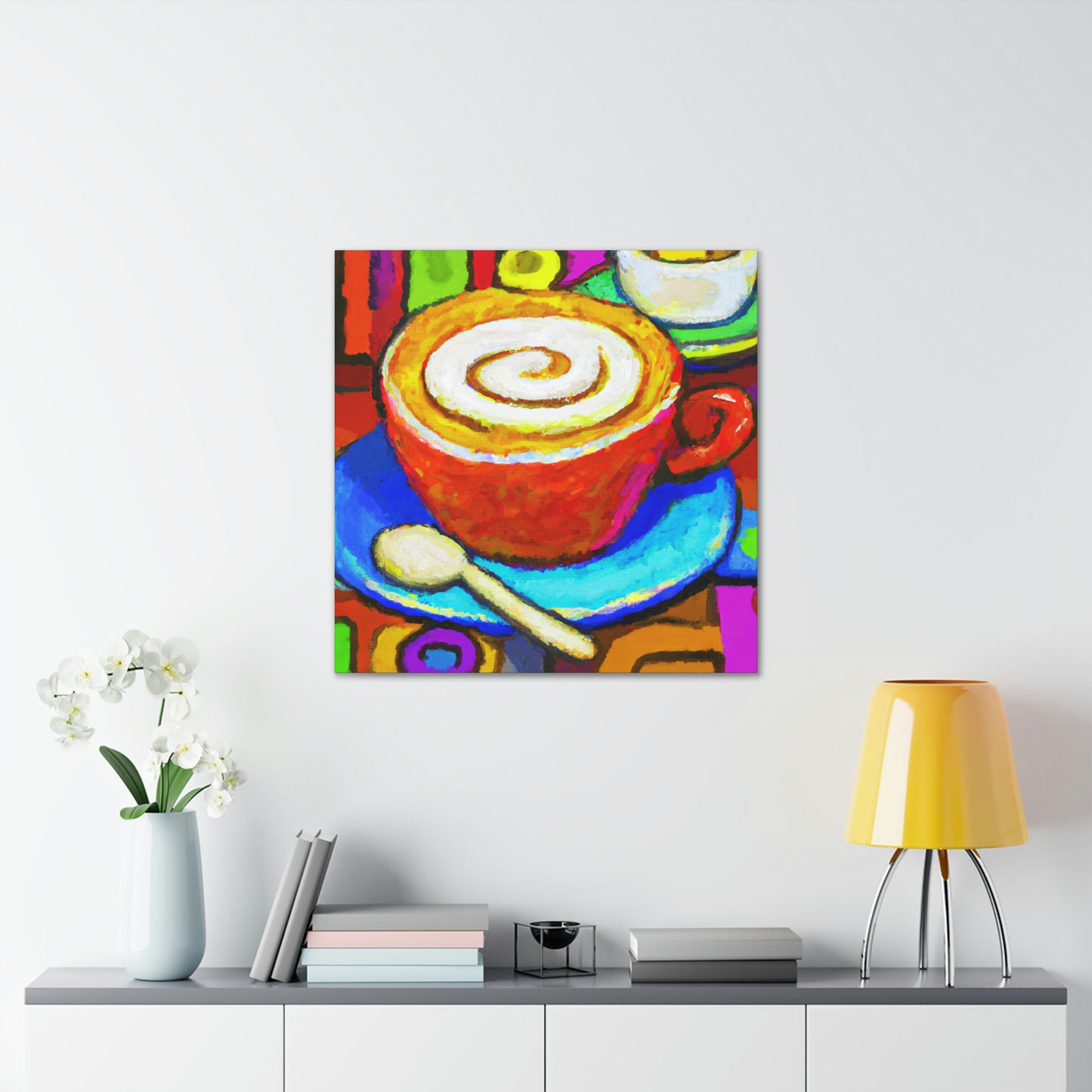 "Cappuchino in Fauvism." - Canvas