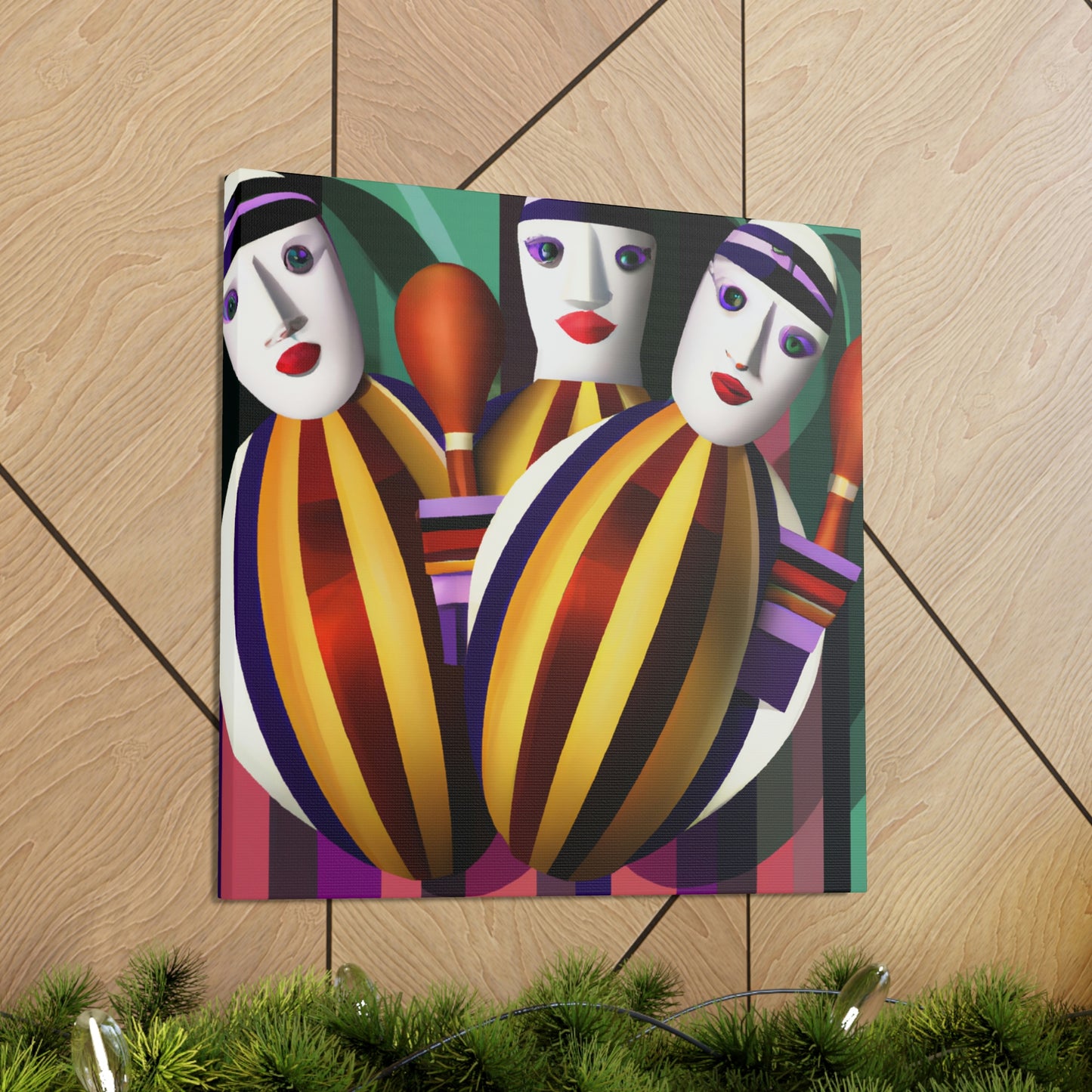 "Twirling Maracas Symphony" - Canvas