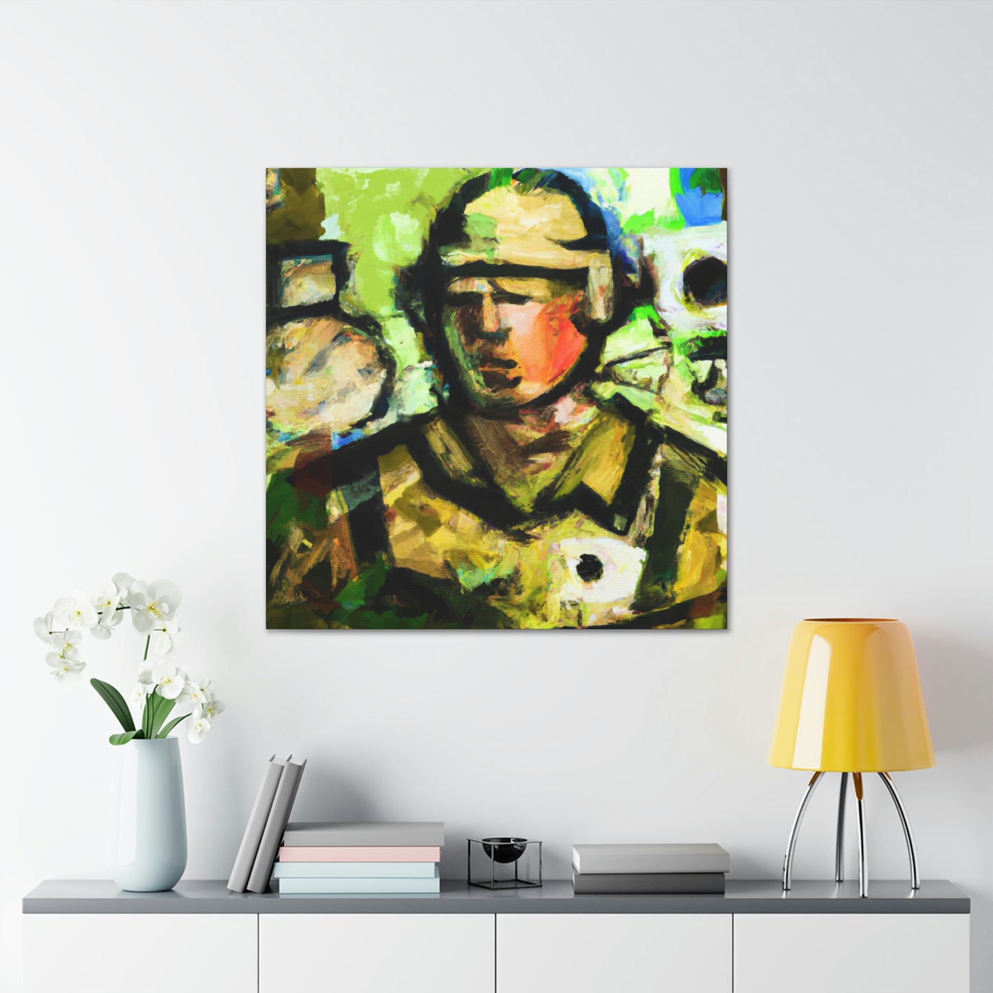 Engineer with Fauvism - Canvas