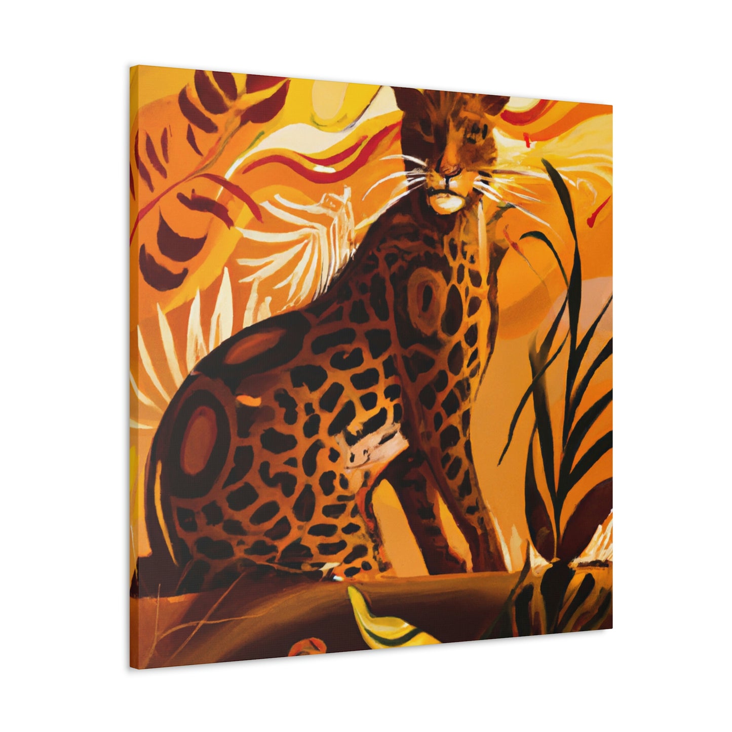 "Leopard in the Jazz Age" - Canvas