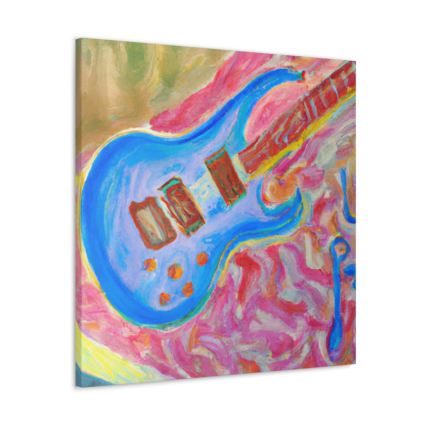 "Electric Guitar Triumphant" - Canvas