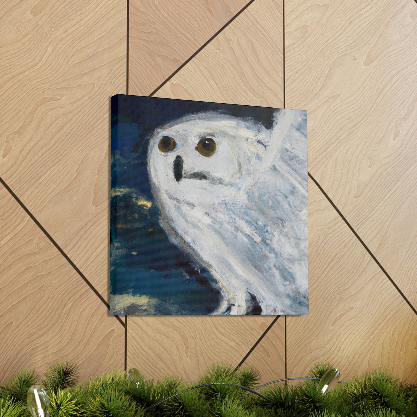 Snowy Owl Majesty - Canvas