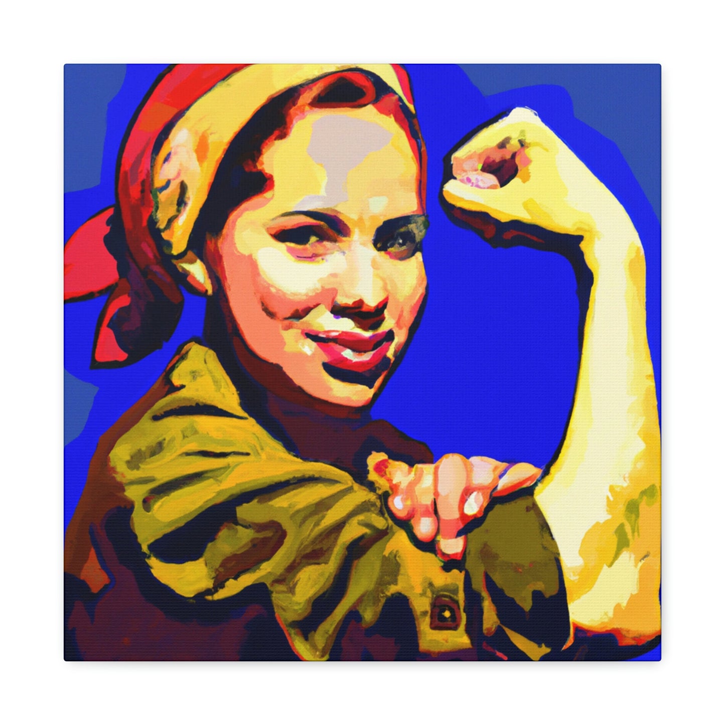 "Rosie the Revolutionary Woman" - Canvas