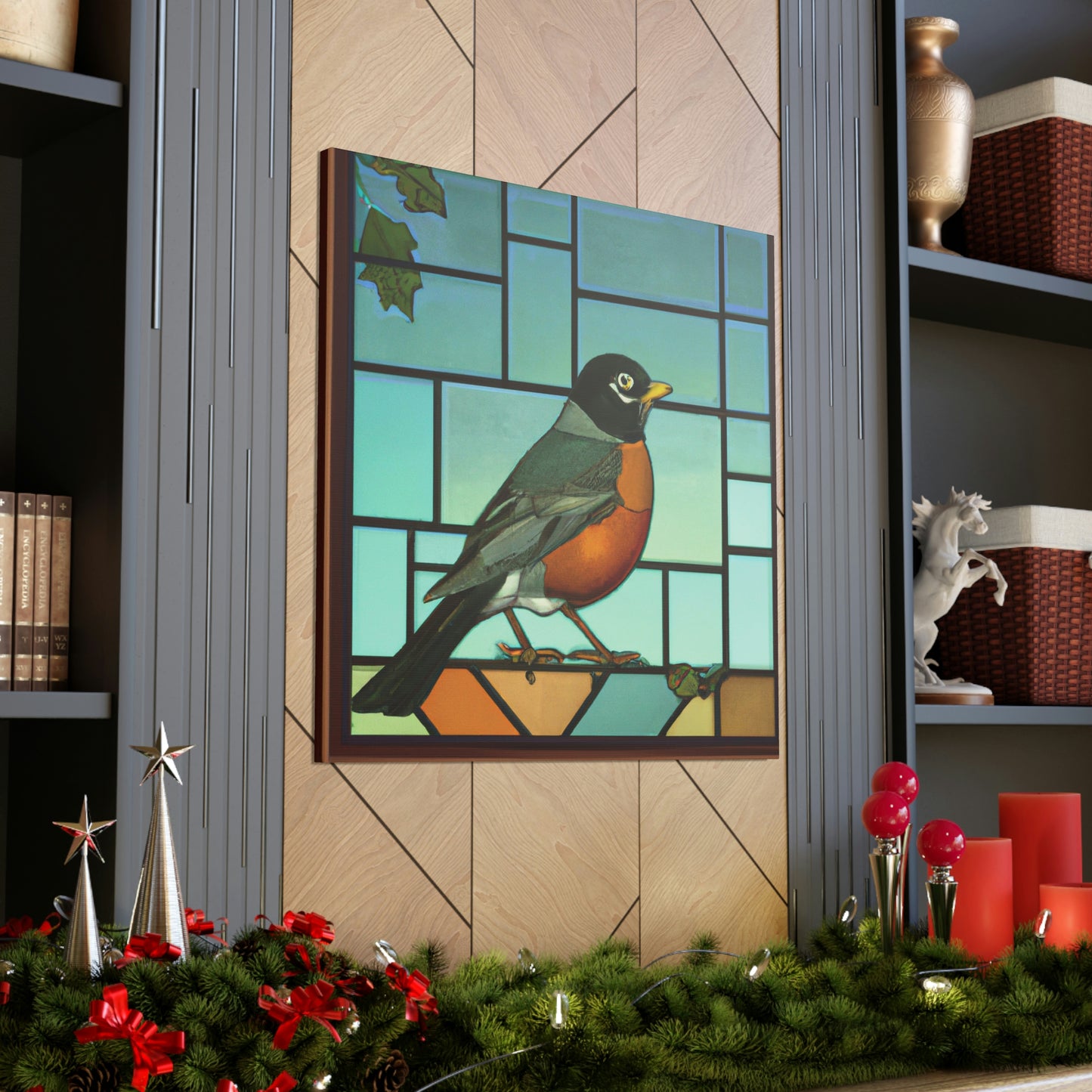 "A Robins Art Deco" - Canvas