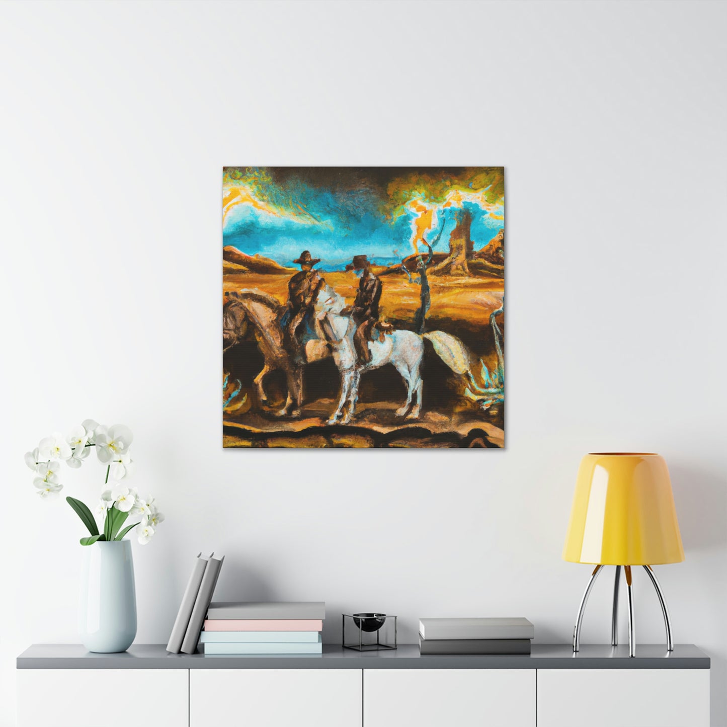 "Delightful Western Landscape" - Canvas