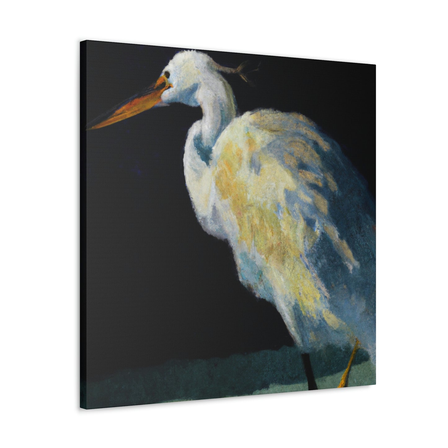 Snowy Egret Serenity - Canvas