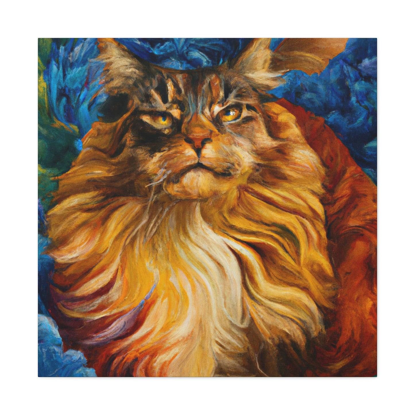 Maine Coon Majesty - Canvas