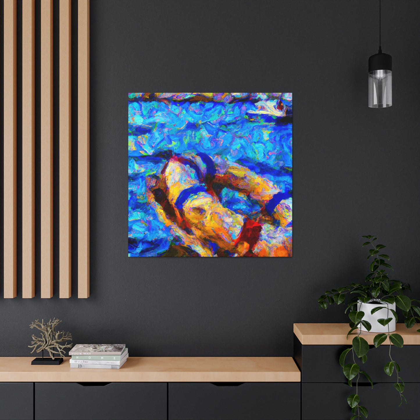 "Life Raft Adrift" - Canvas