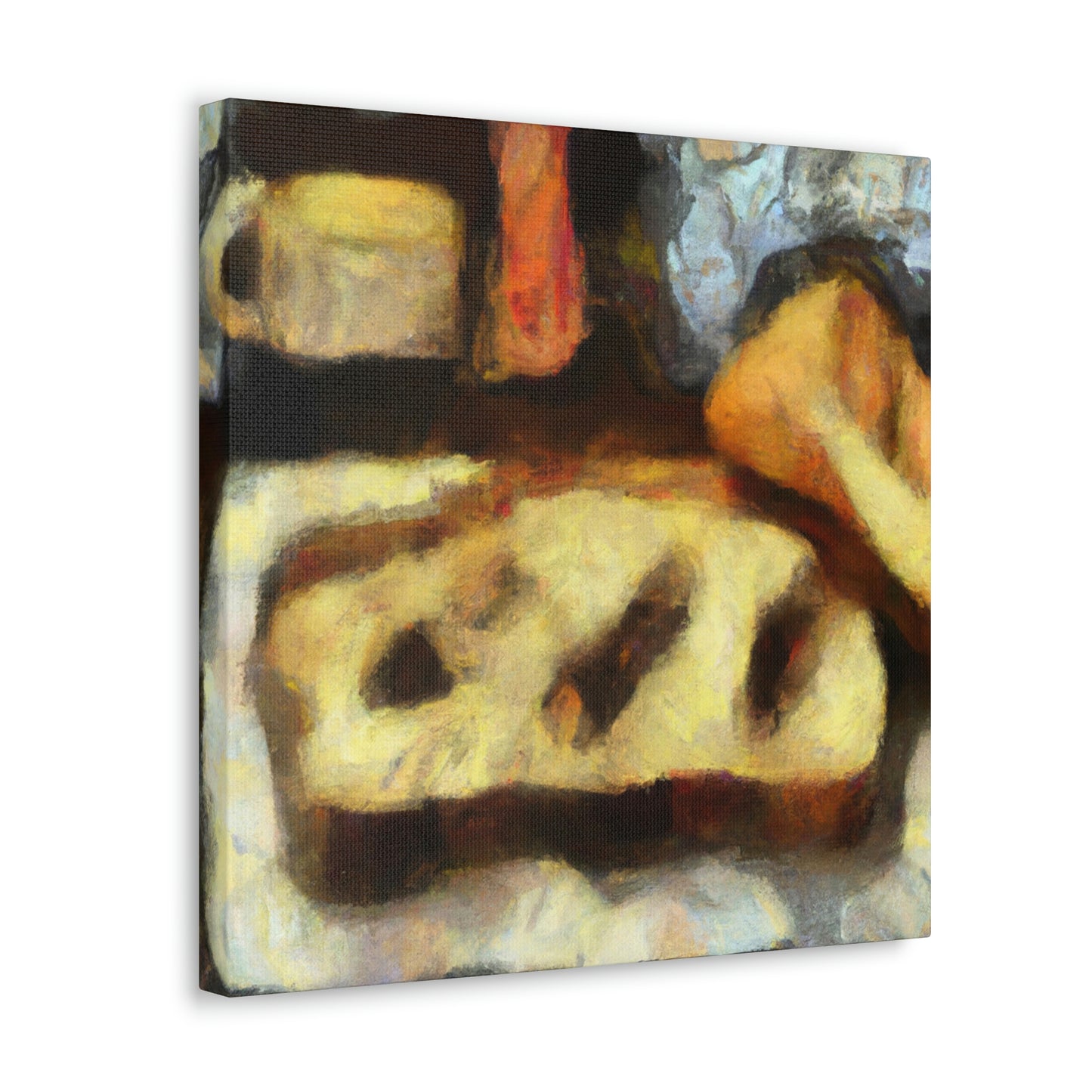 "Breaking Bread Abstraction" - Canvas