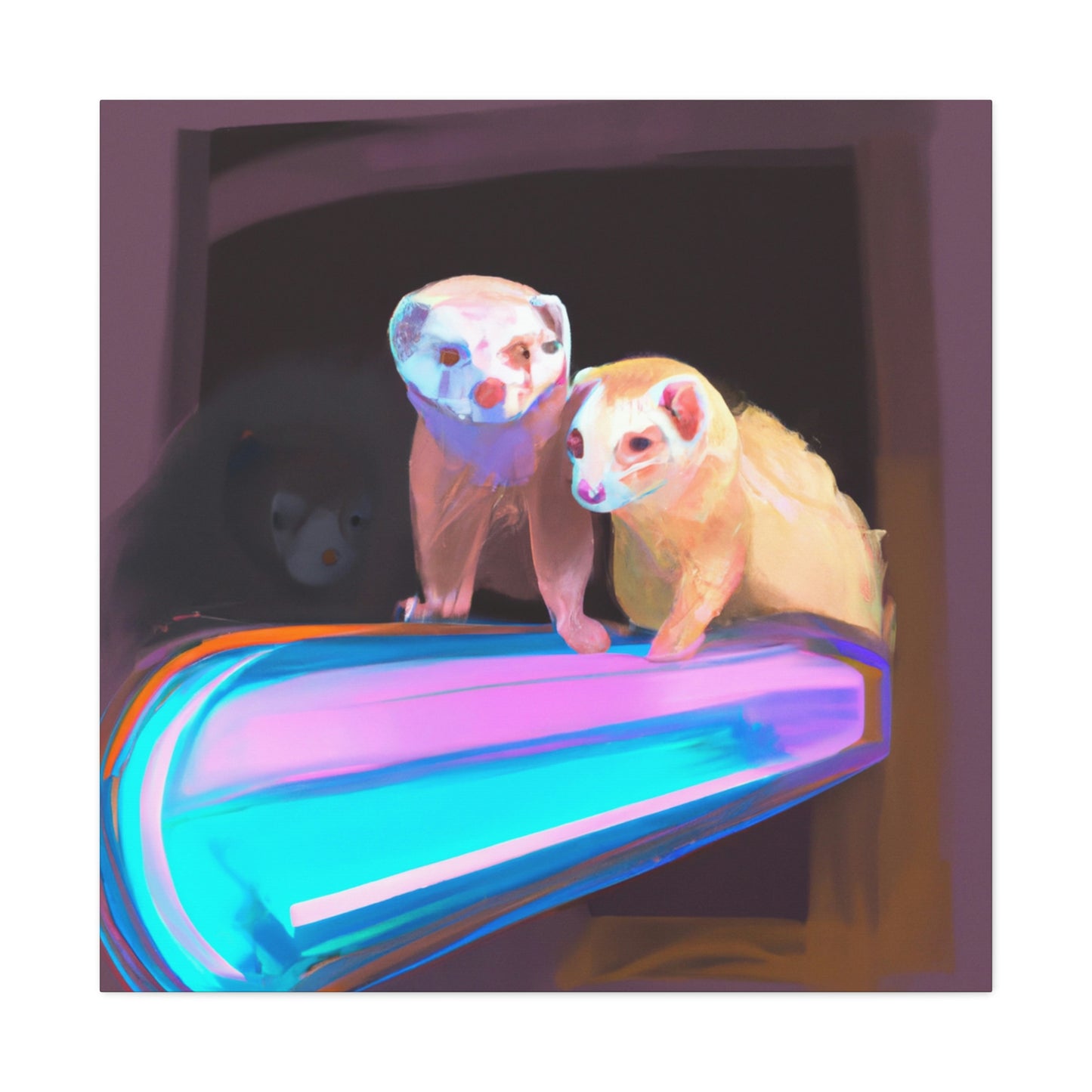 Ferrets of Minimalism - Canvas