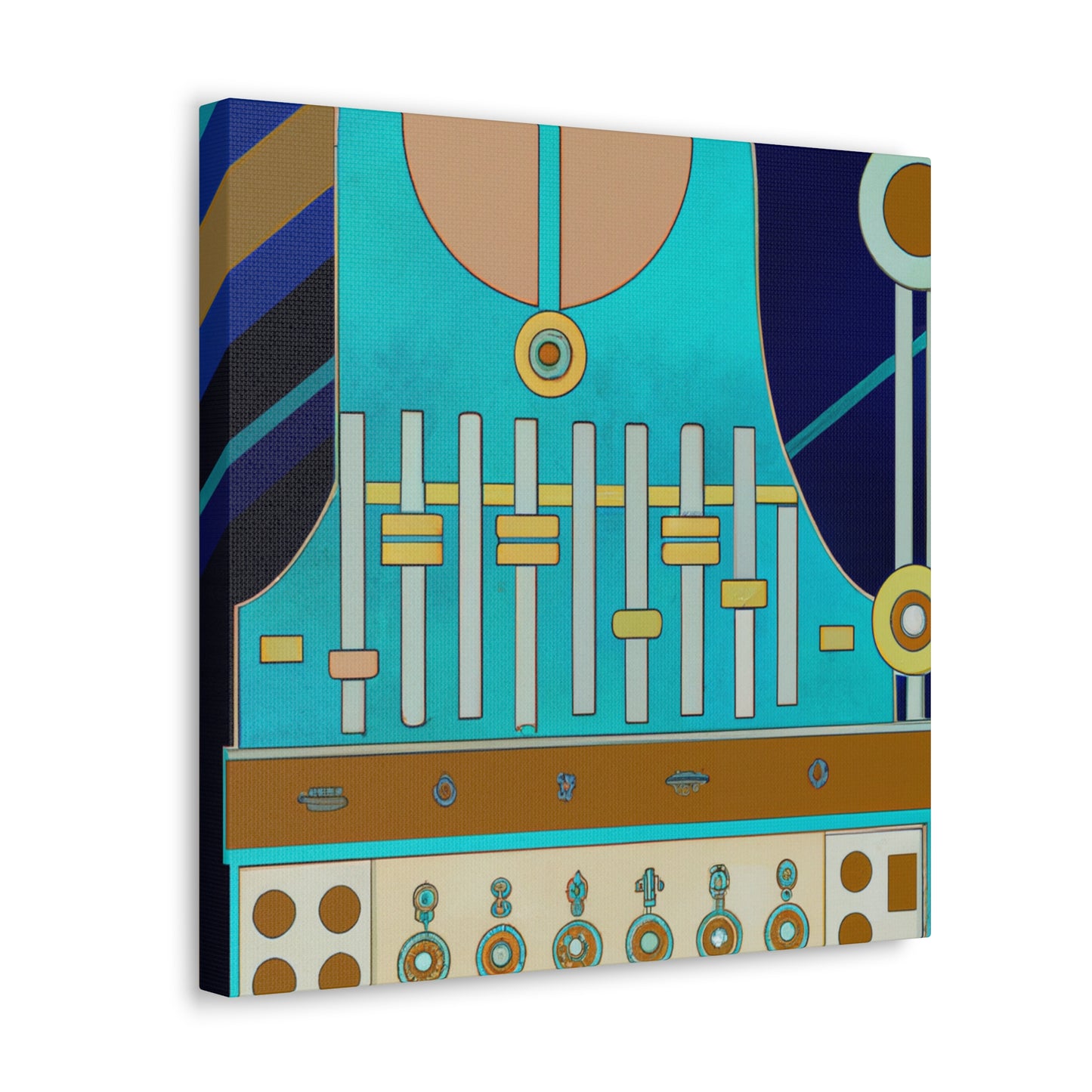 "Deco Orchestra Harmonized" - Canvas