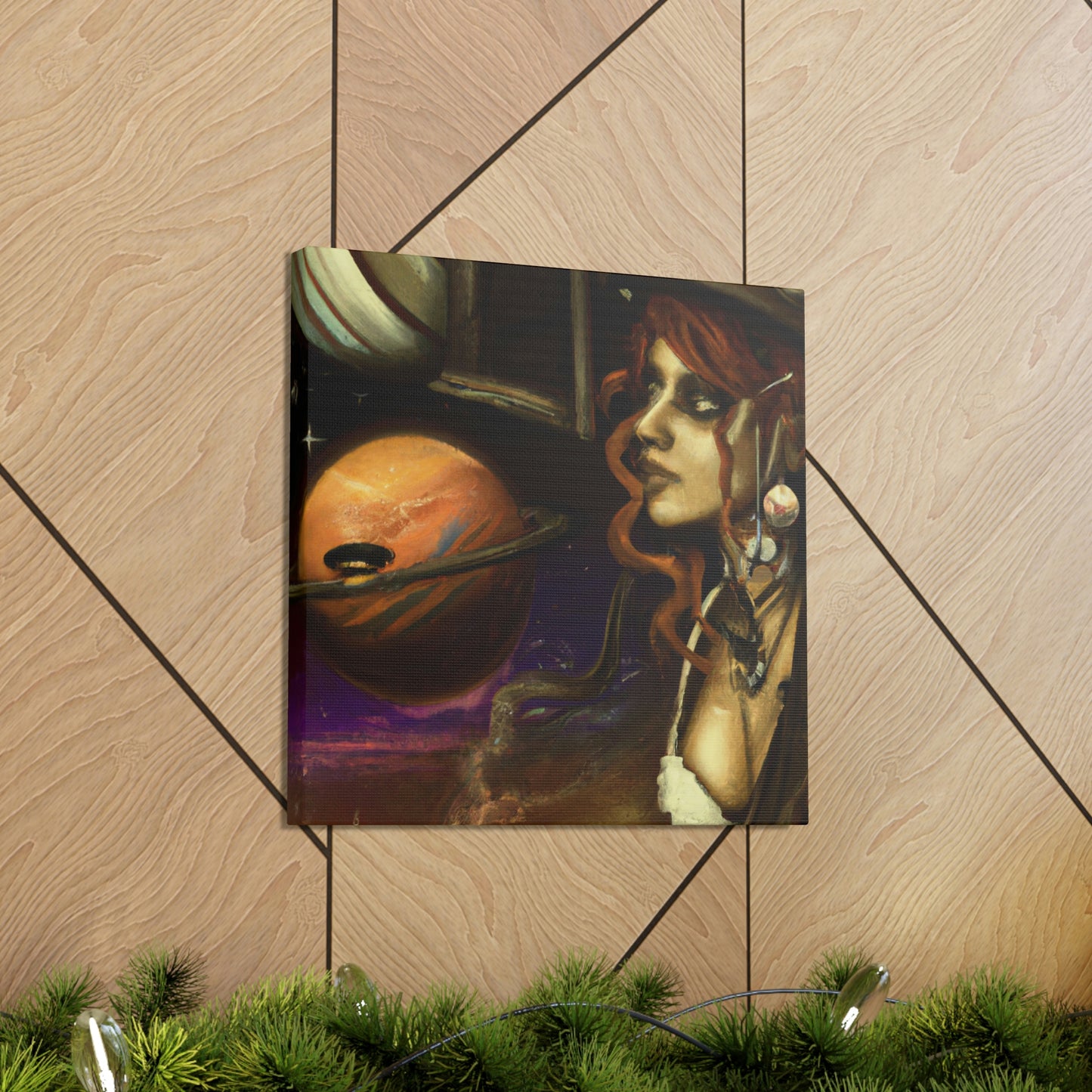 Venus in CogsDress - Canvas