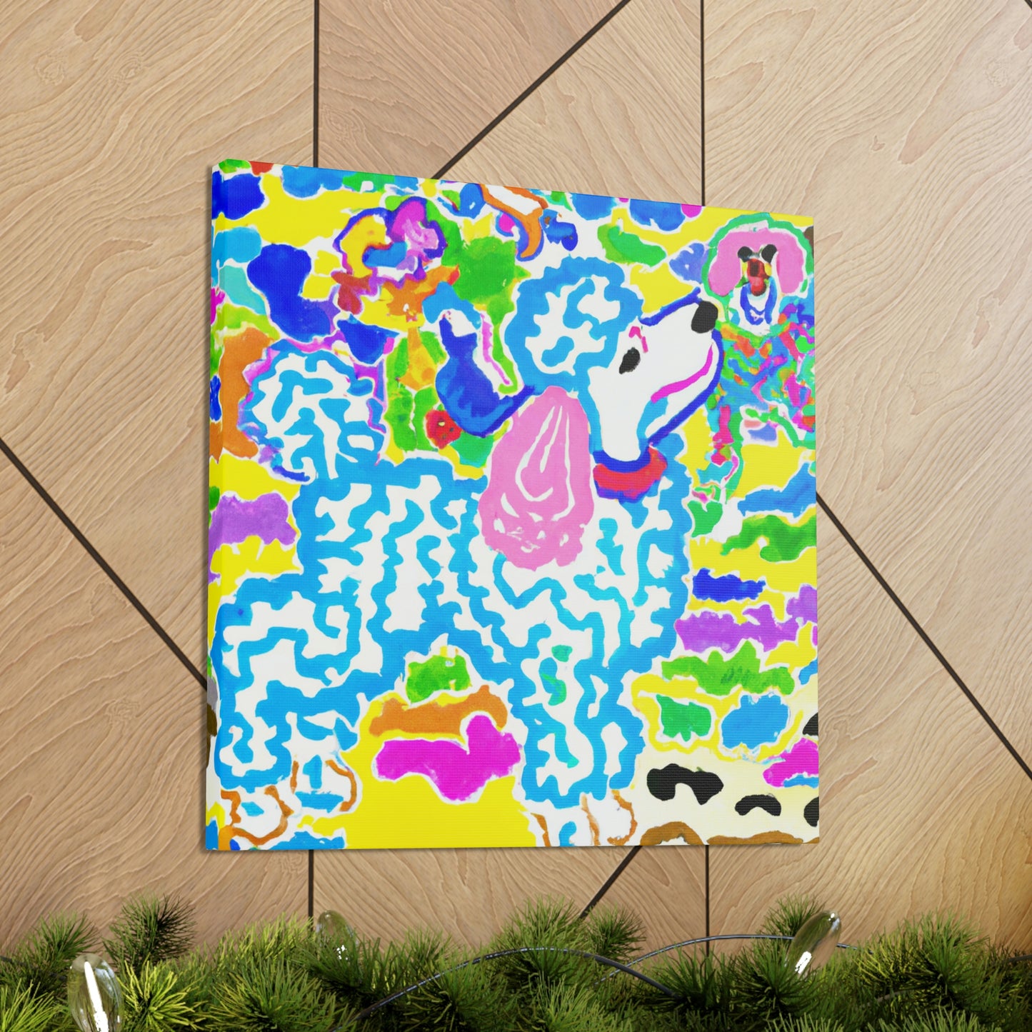 Poodle in Baroque Style - Canvas