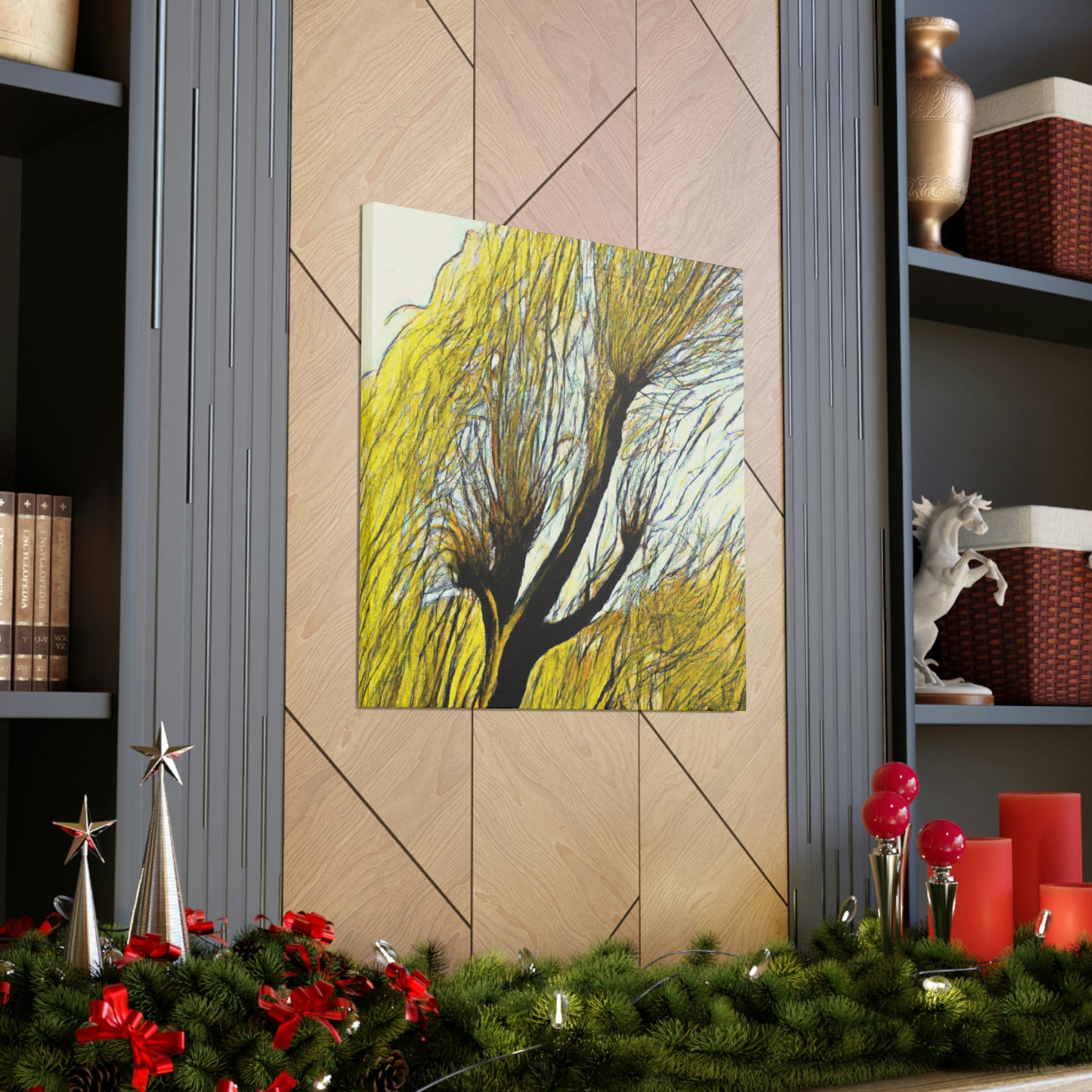 "Willow Tree Reminiscence" - Canvas