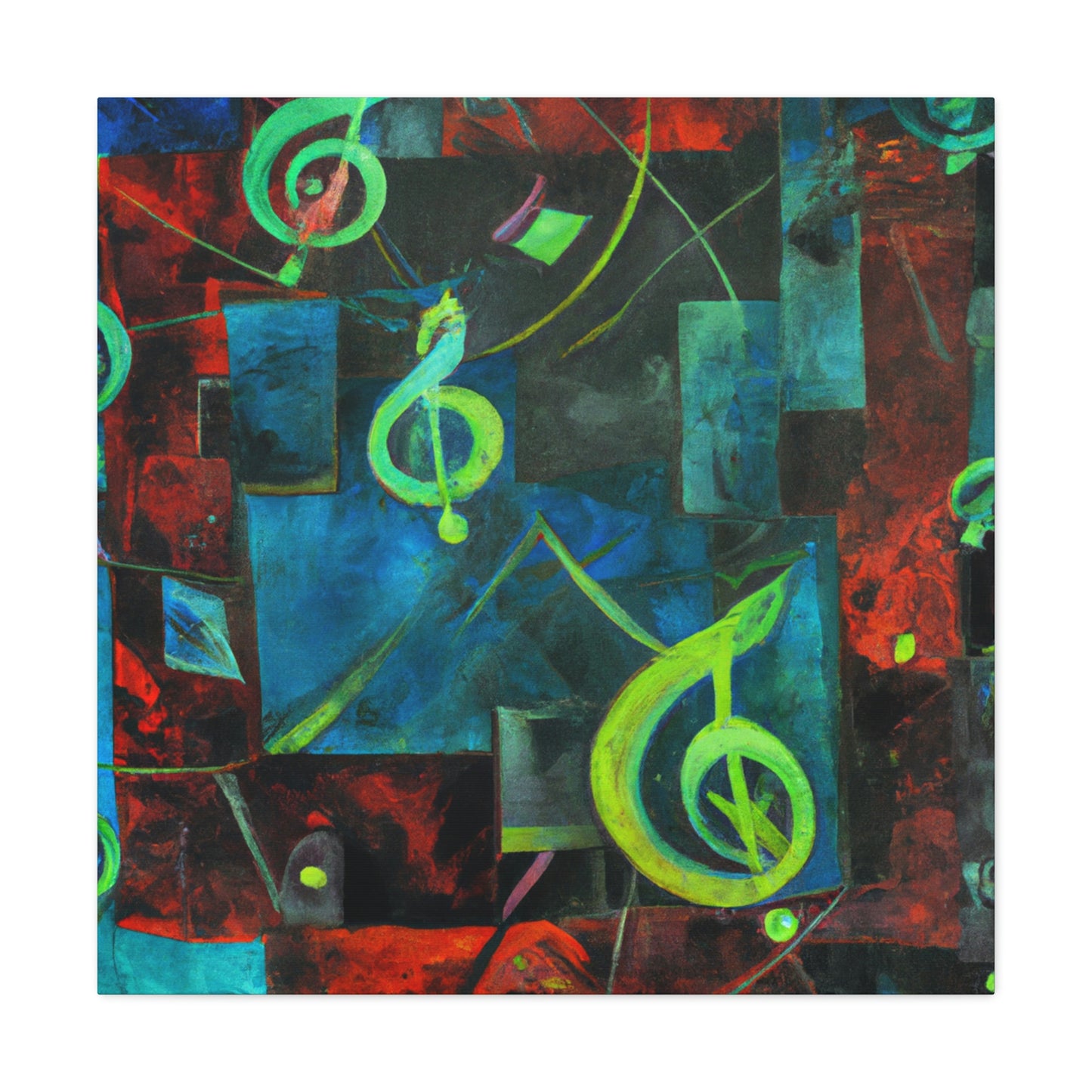 Music of Melody. - Canvas