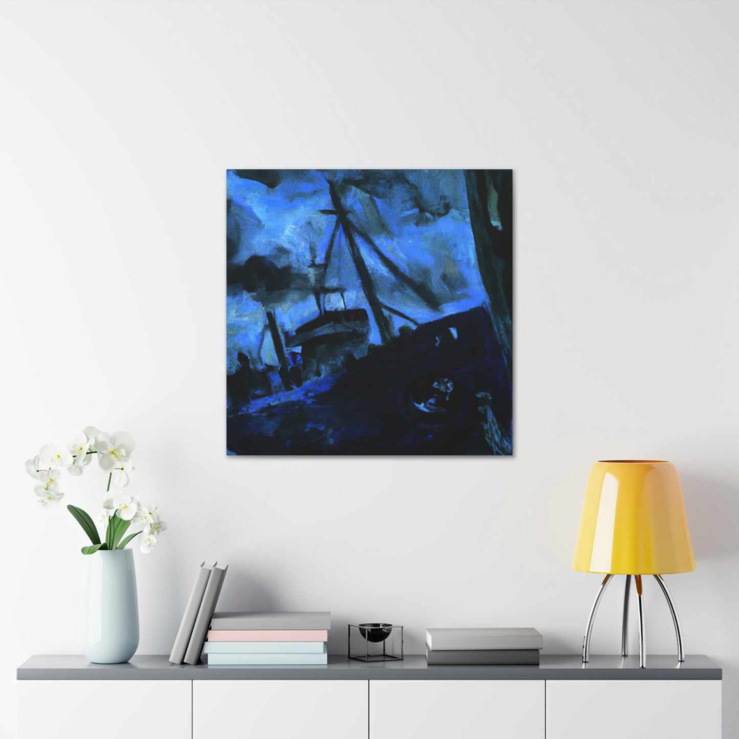 "Sea and Sails Afloat" - Canvas