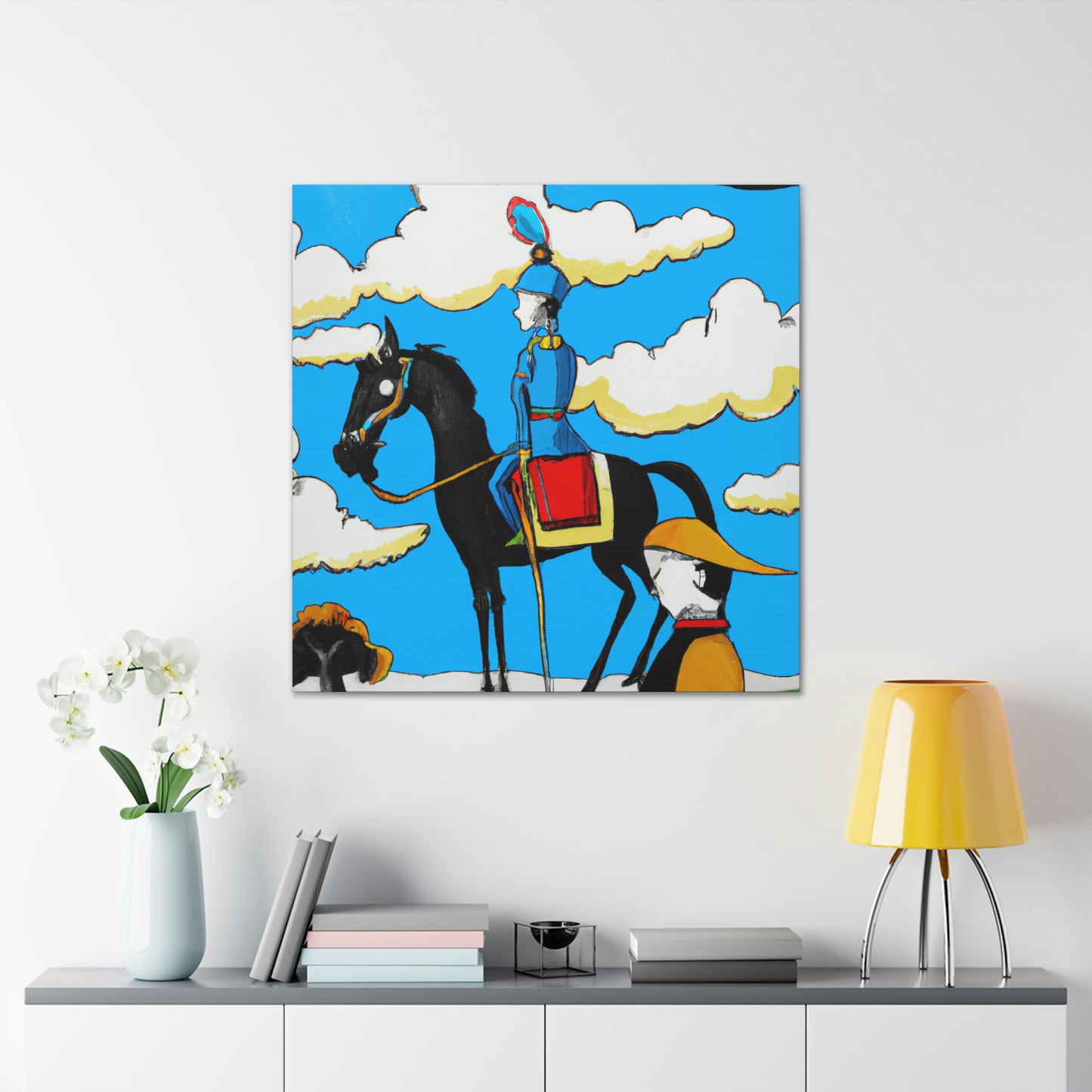 Cavalryman's Surreal Dream - Canvas