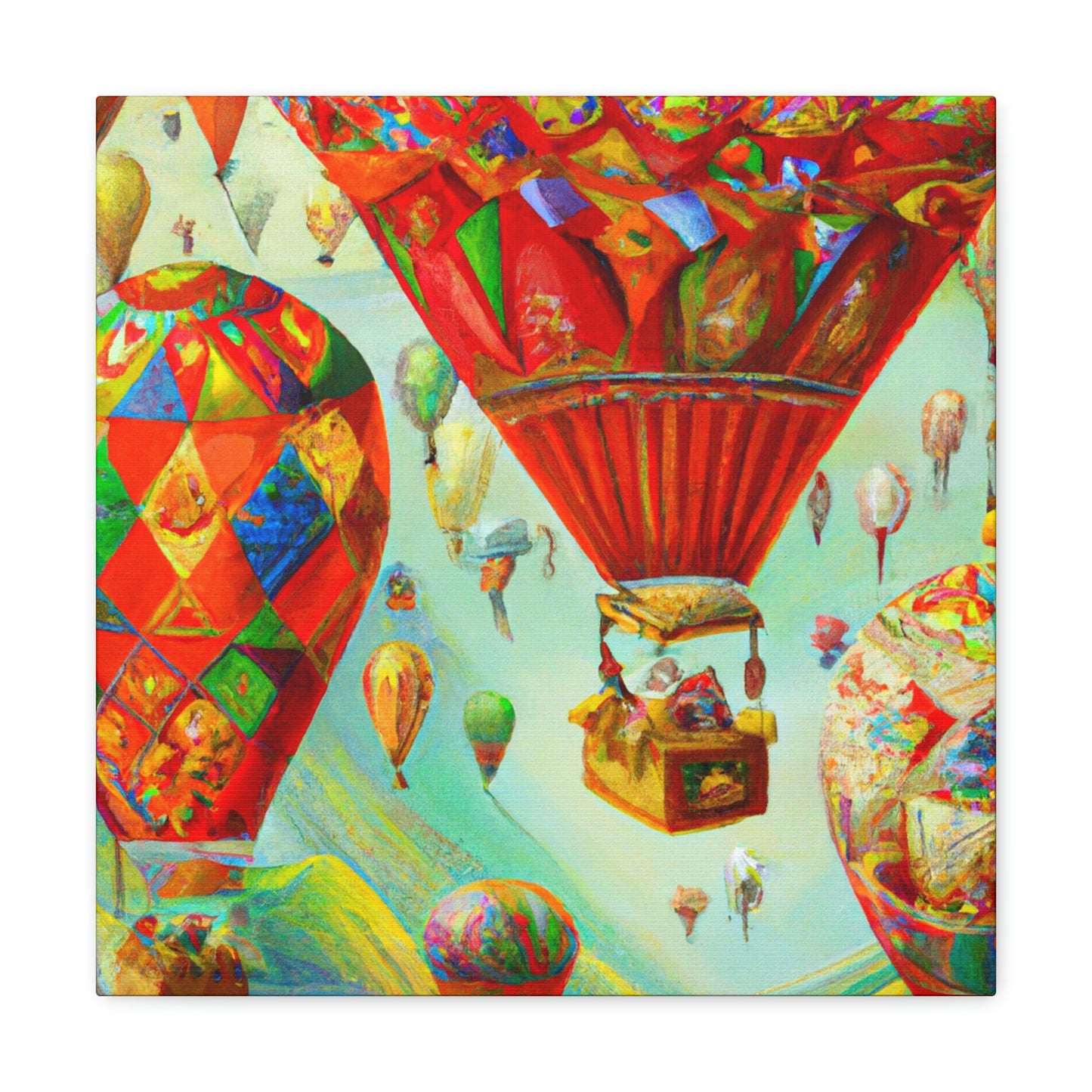 "Floating Hot Air Dream" - Canvas