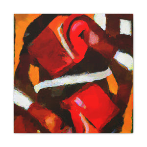 "Boxing in Abstract Form" - Canvas