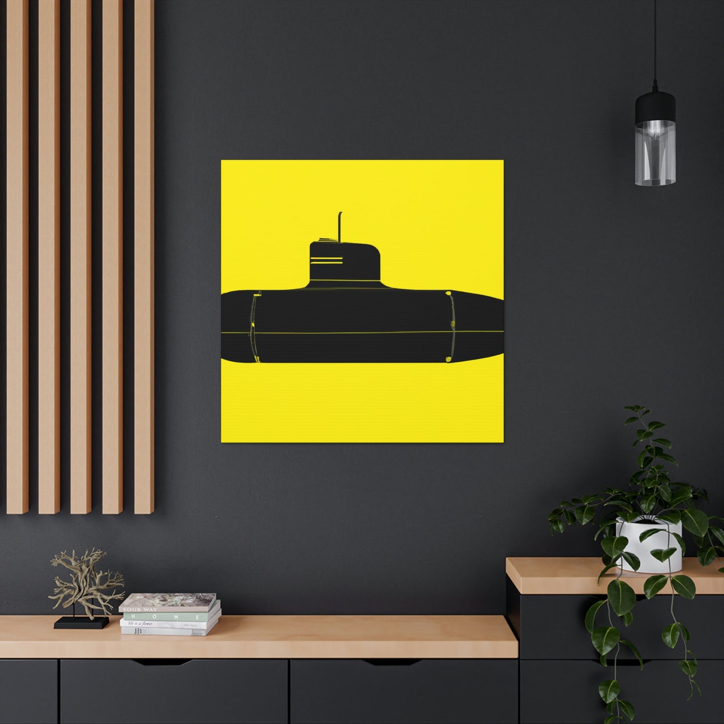 Submarine in Solitude - Canvas