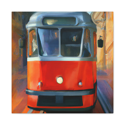 "Tram Ride in Time" - Canvas