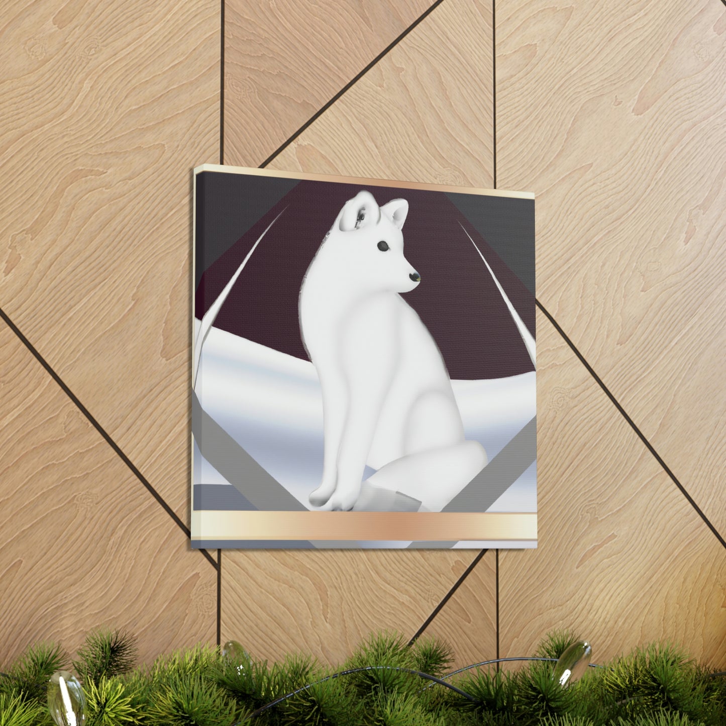 Frozen Fox Luster - Canvas