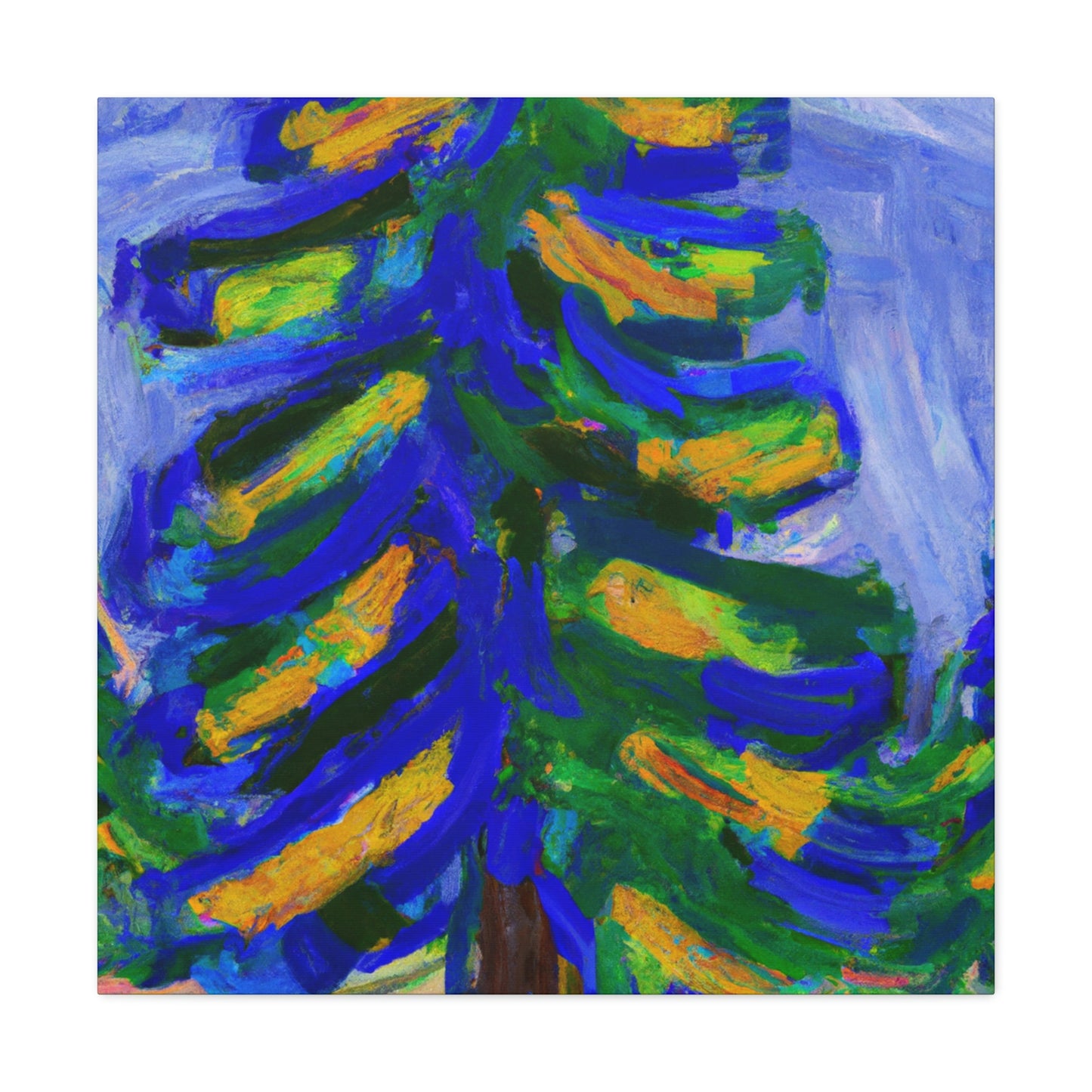 "Spruce Tree Expressionism" - Canvas