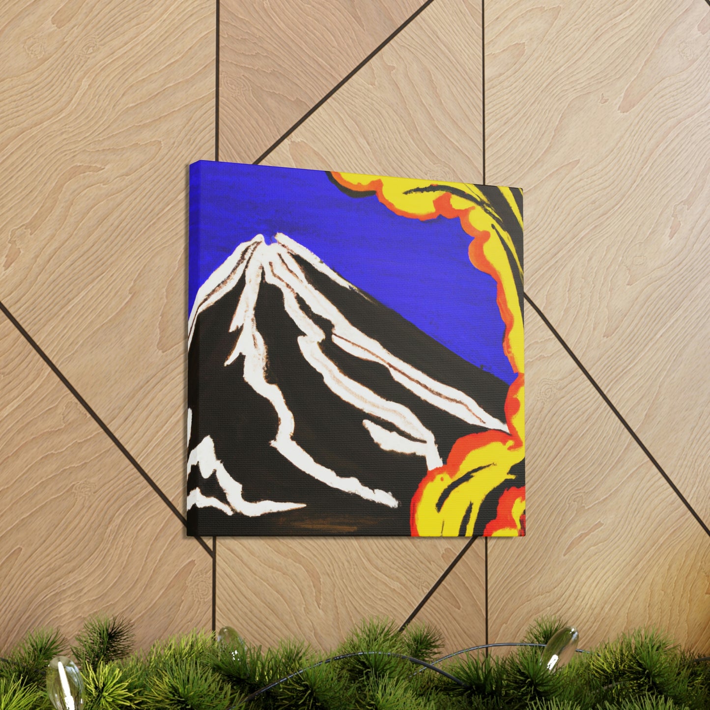 "Volcano On Fire!" - Canvas