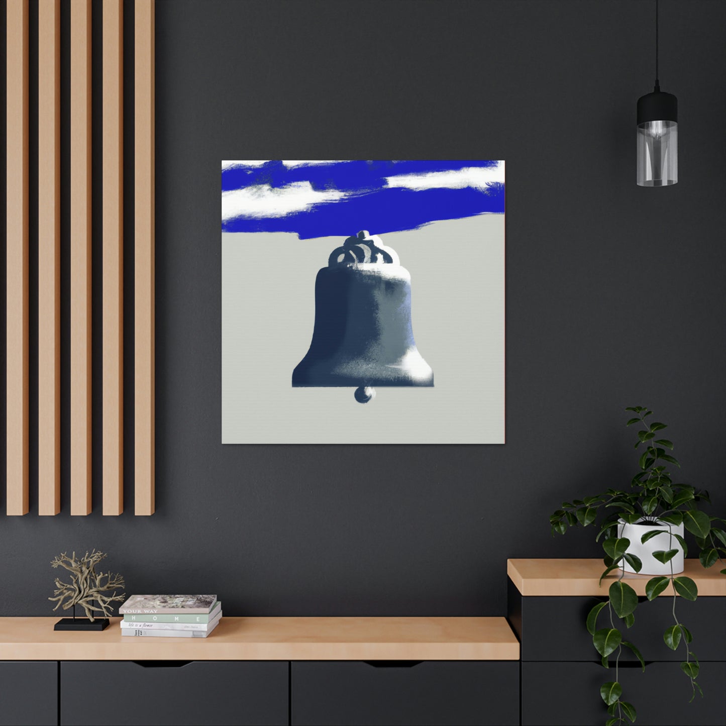 "Liberty Bell Minimalism" - Canvas