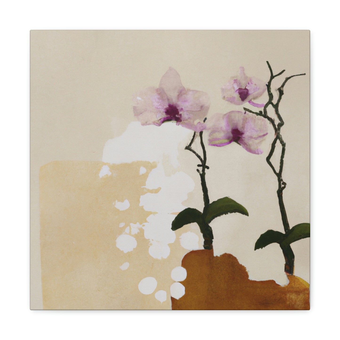 "Orchid In Movement" - Canvas