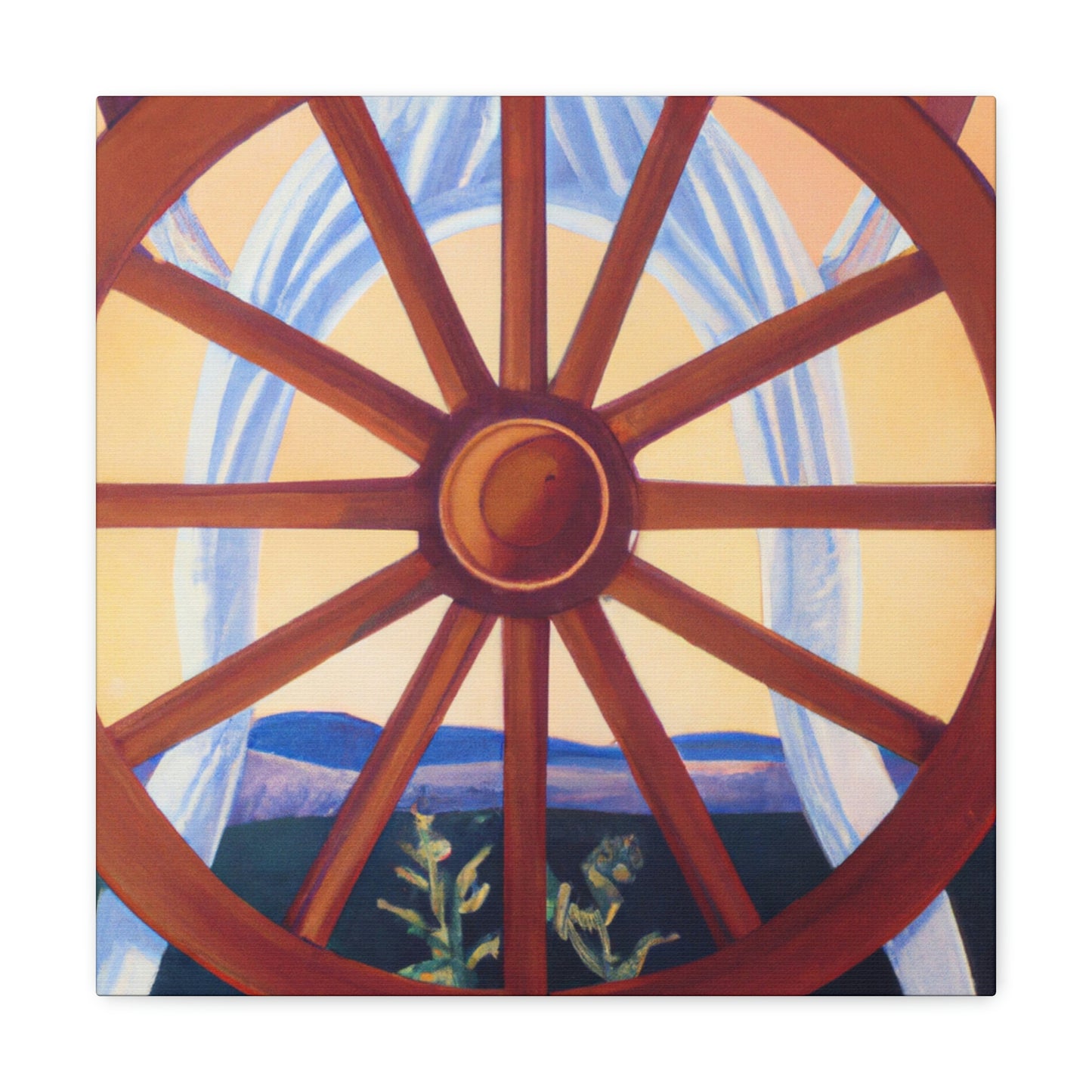 "Wheel of Timelessness" - Canvas