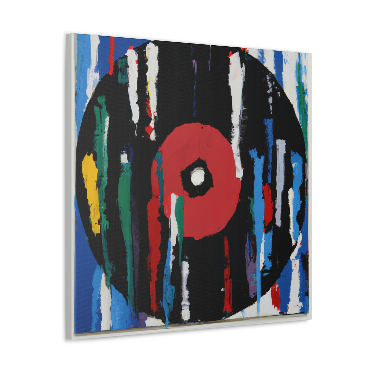 Spinning Vinyl Expressionism - Canvas