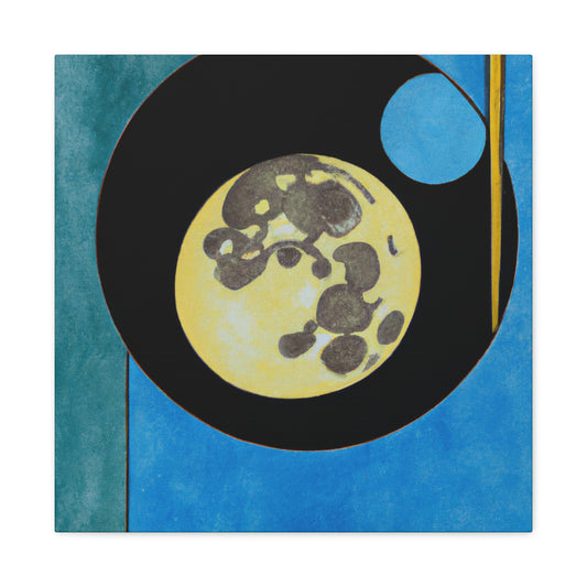 "Luna's Reflection Glows" - Canvas