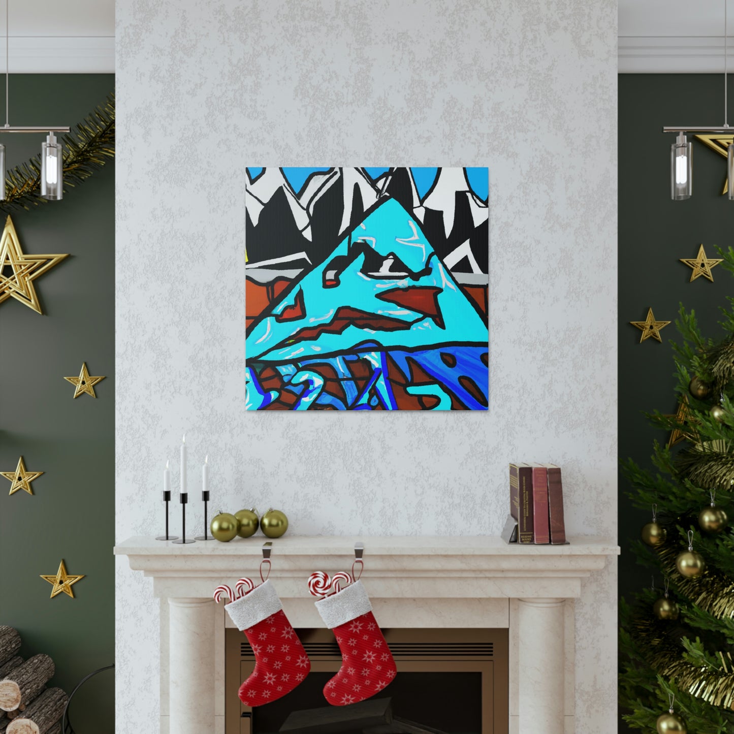 Glacial Majesty Expressed - Canvas