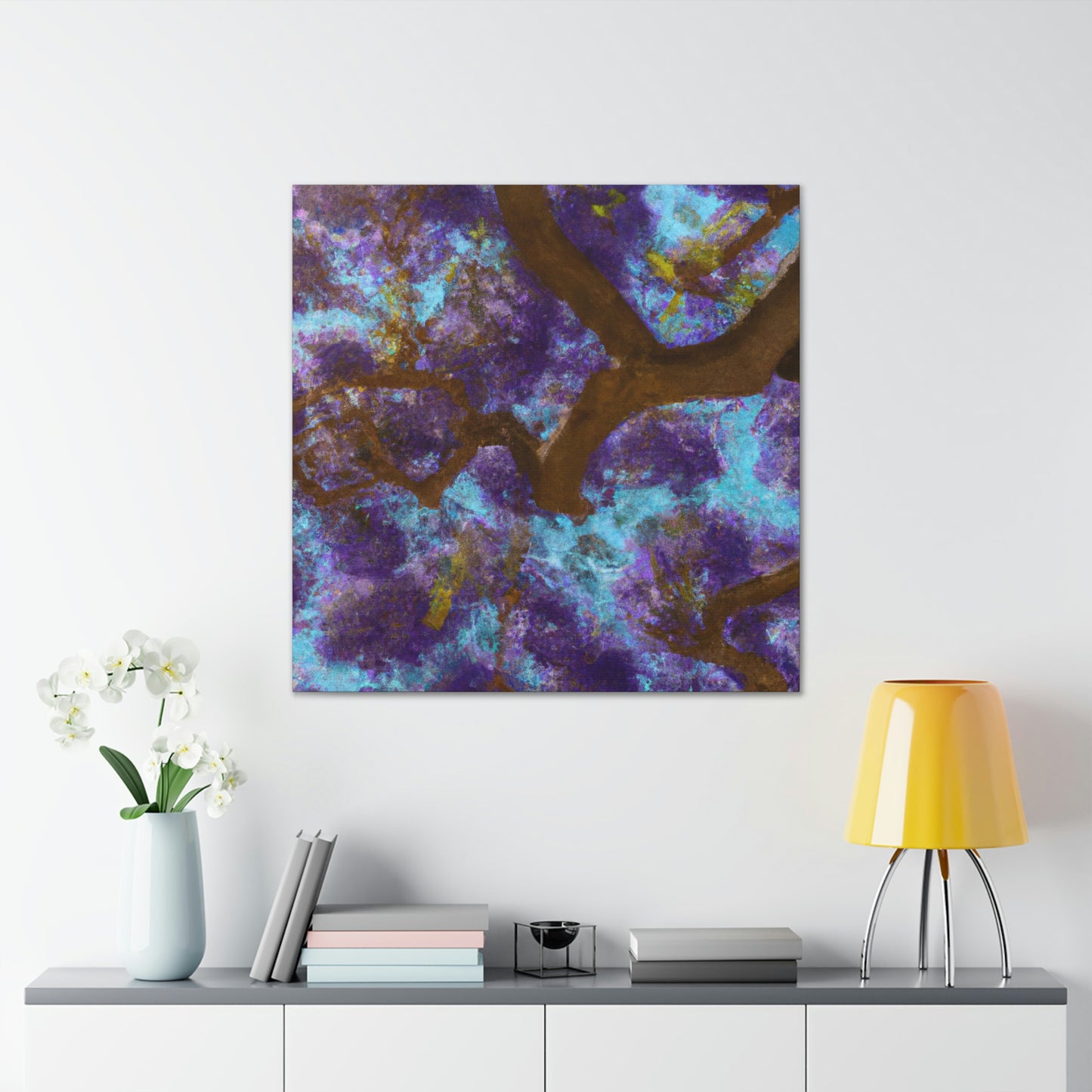 Jacaranda Dreamscape. - Canvas