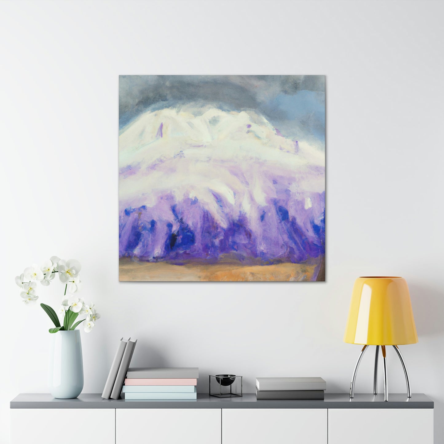 "Snowy Mountain Majesty" - Canvas