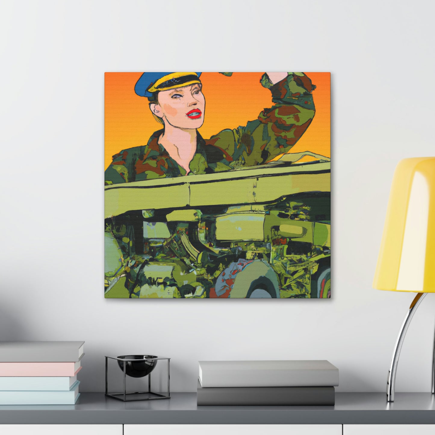 Mechanic in Pop Art - Canvas