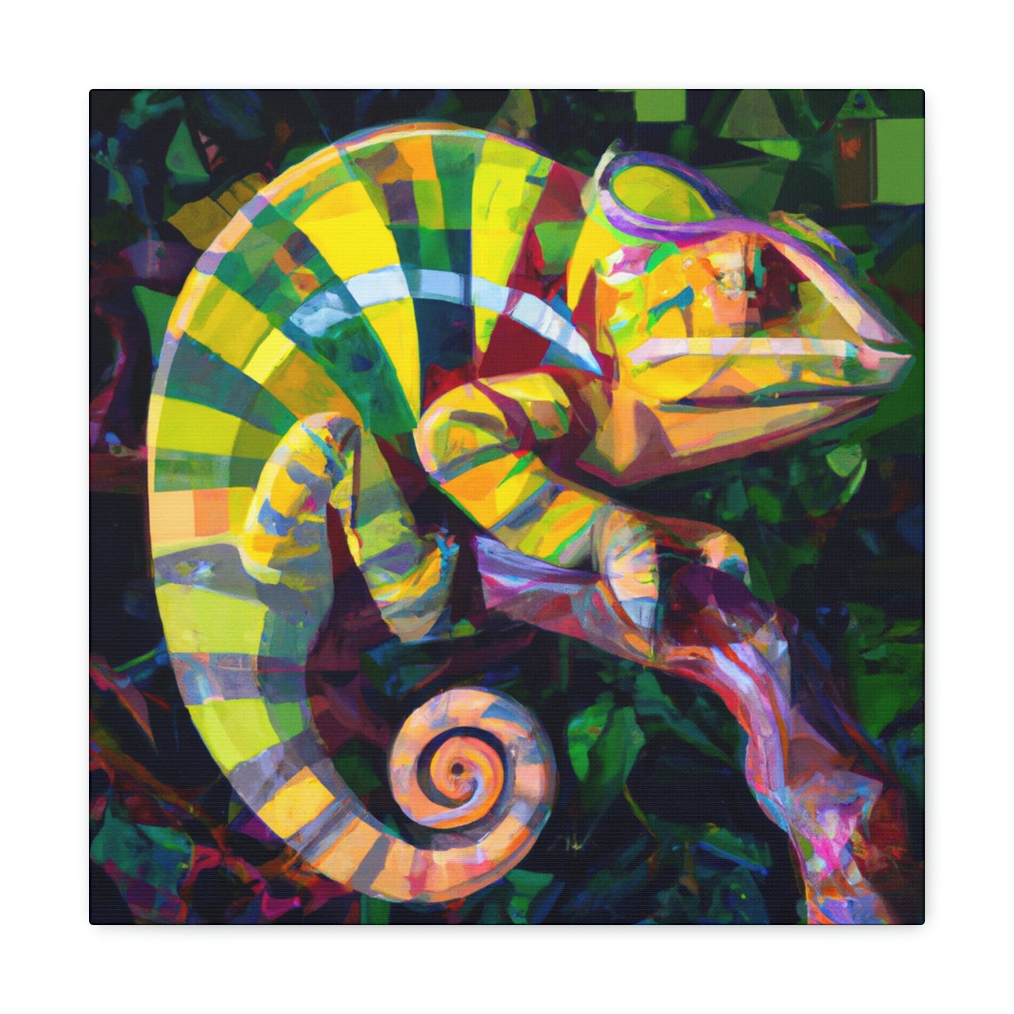 Veiled Chameleon Prism - Canvas