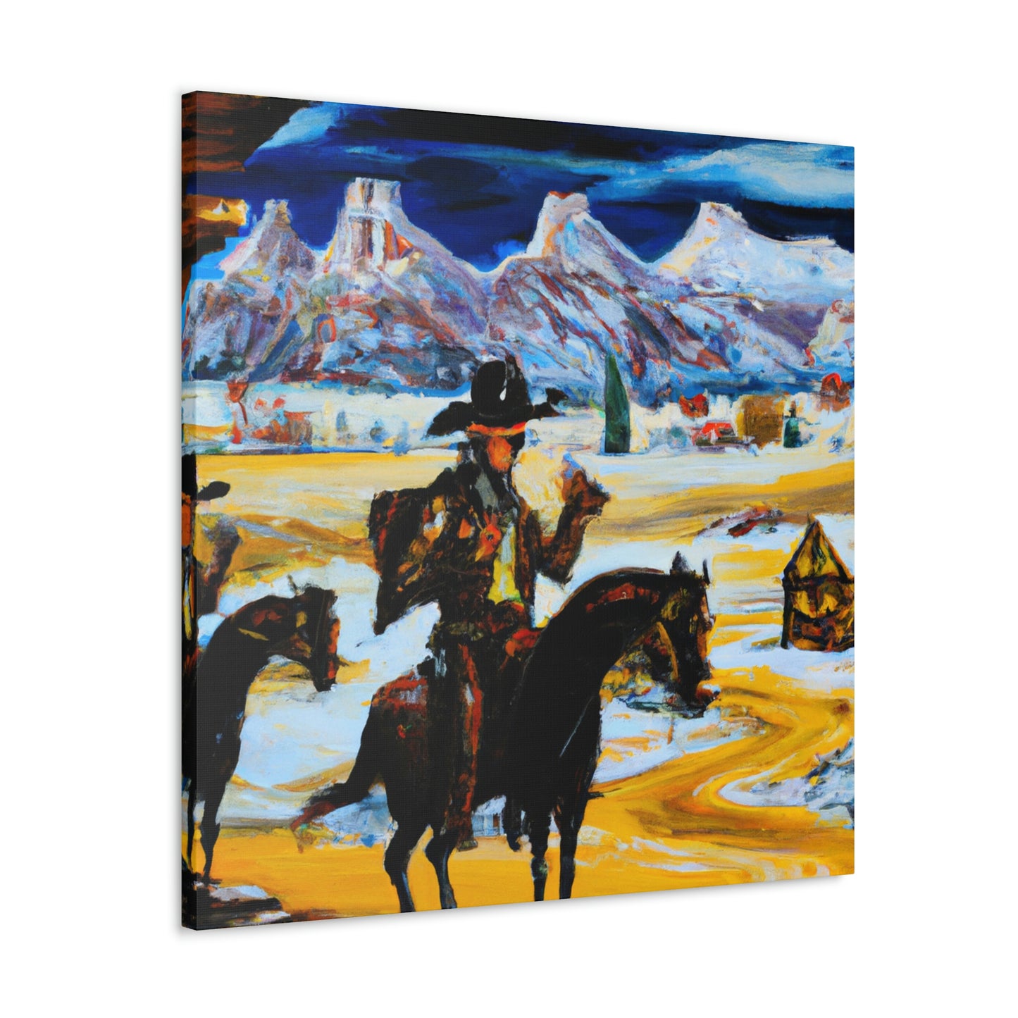 Frontier Town Splendor - Canvas