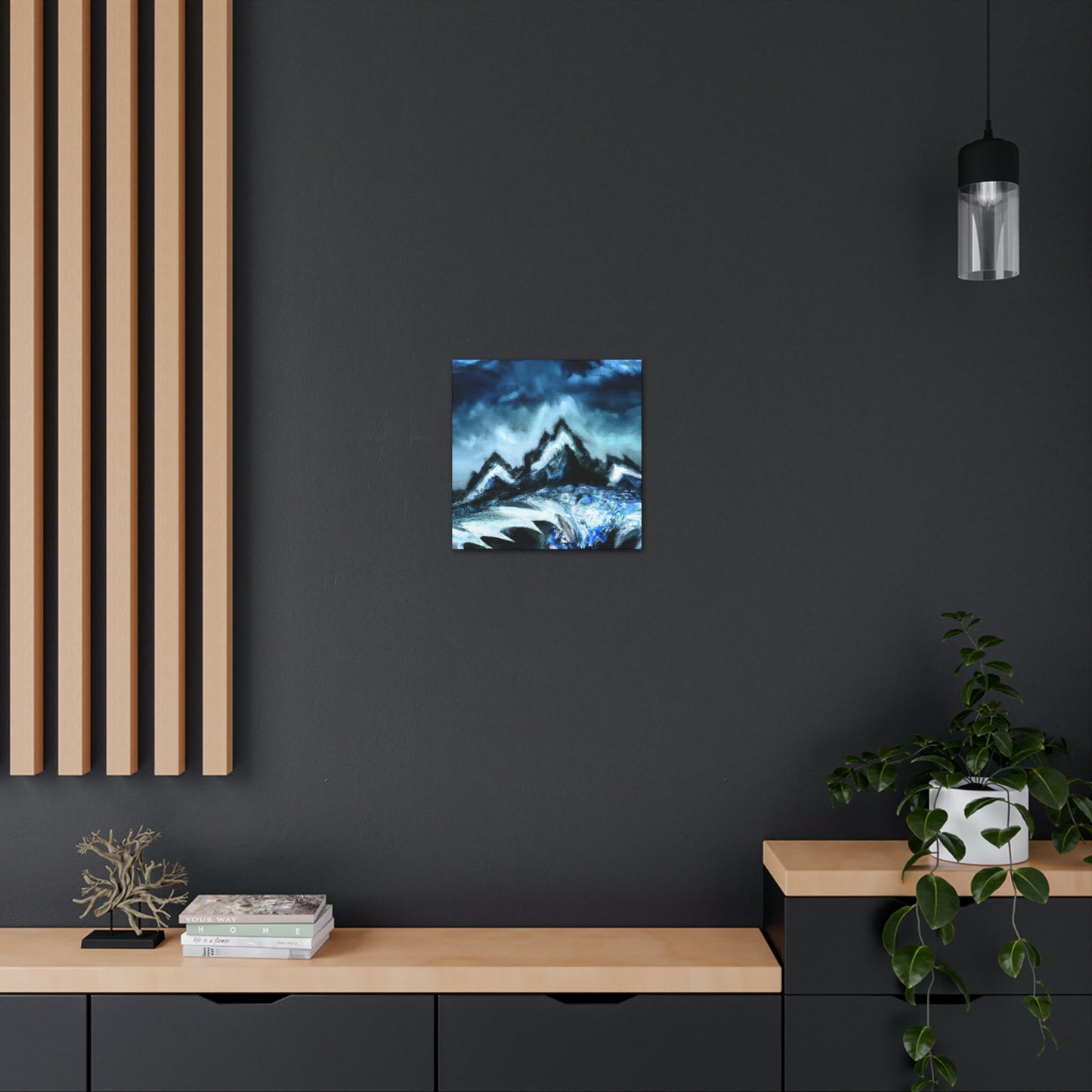 "Snowy Mountain Majesty" - Canvas