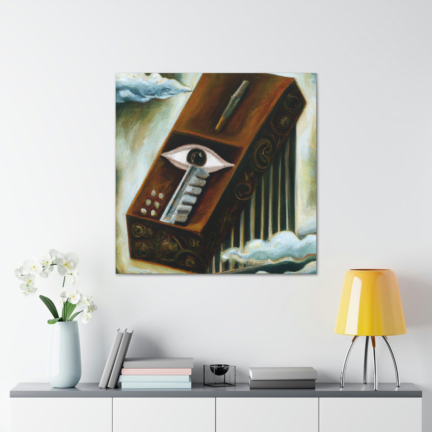 Harmonica's Psychedelic Melody - Canvas