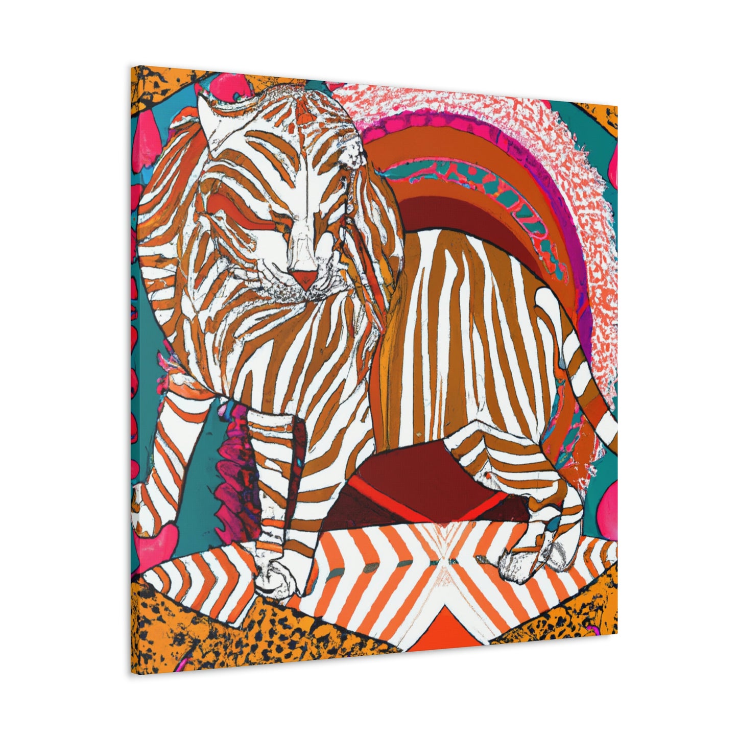 Tiger in the Jazz Age - Canvas