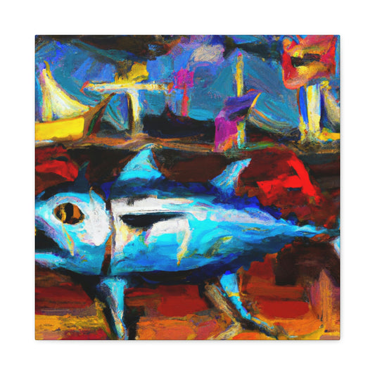 "Tuna: Expressionist Masterpiece" - Canvas