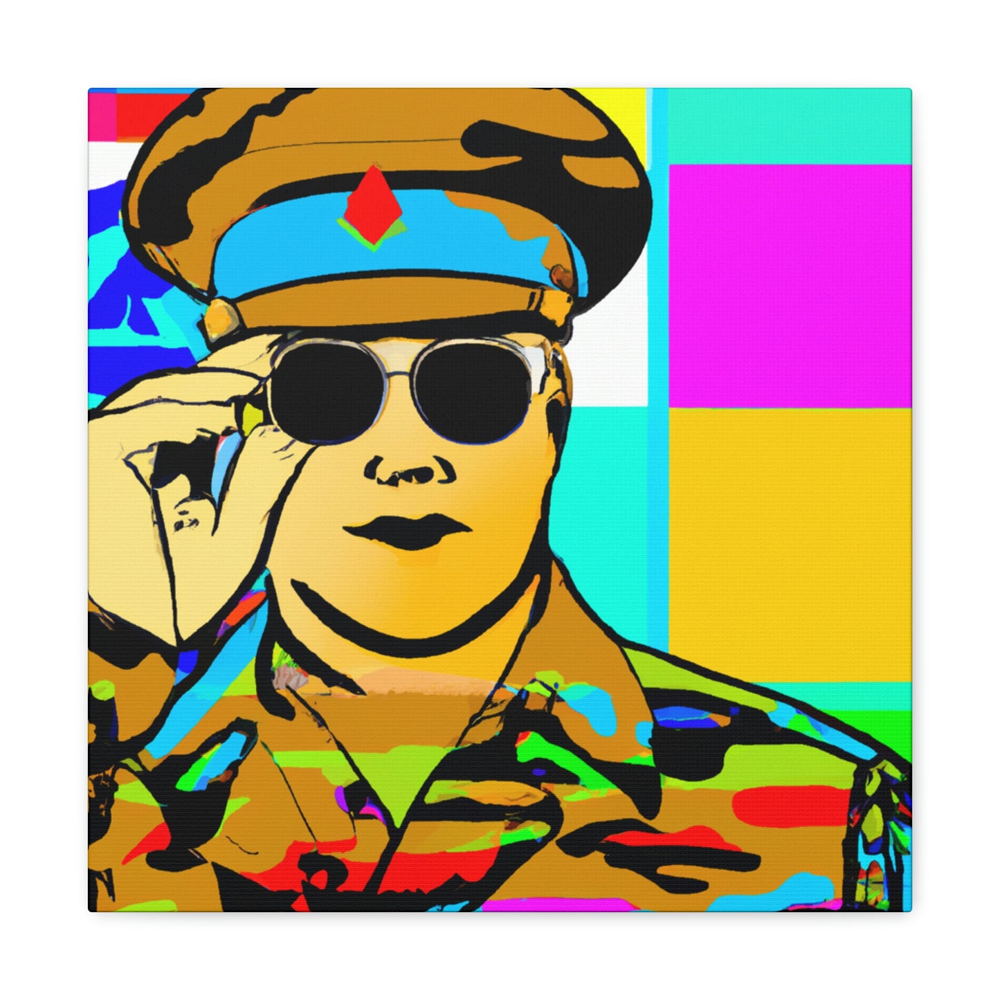 Supply Sergeant Pop Art - Canvas