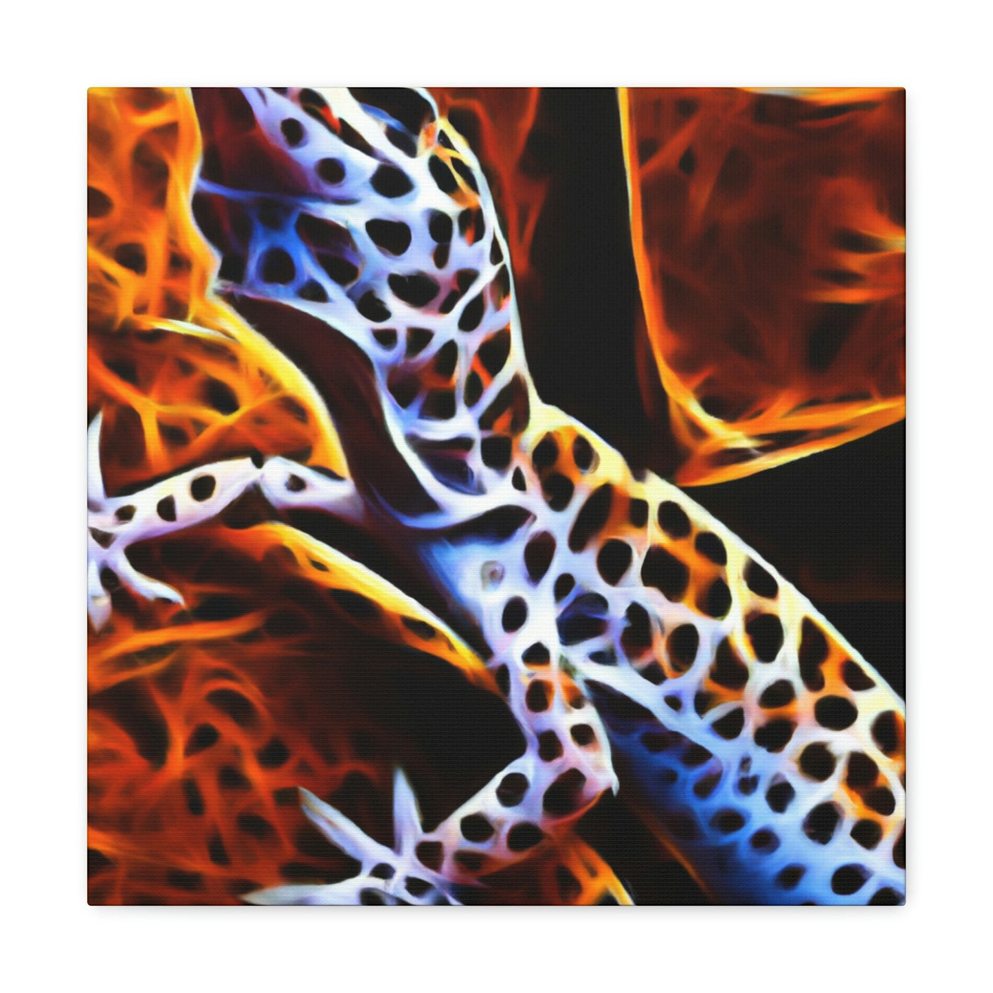 Leopard Gecko Reflection - Canvas