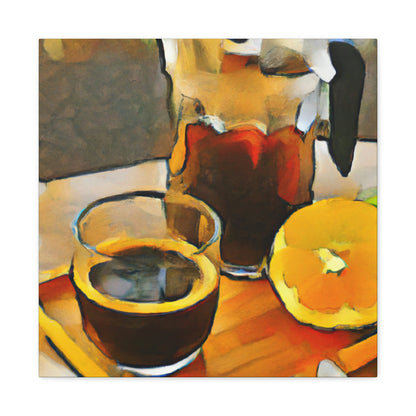 Coffee in Fauvism - Canvas