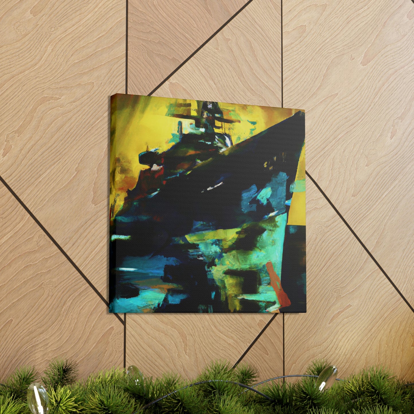 "Battleship at Dawn" - Canvas