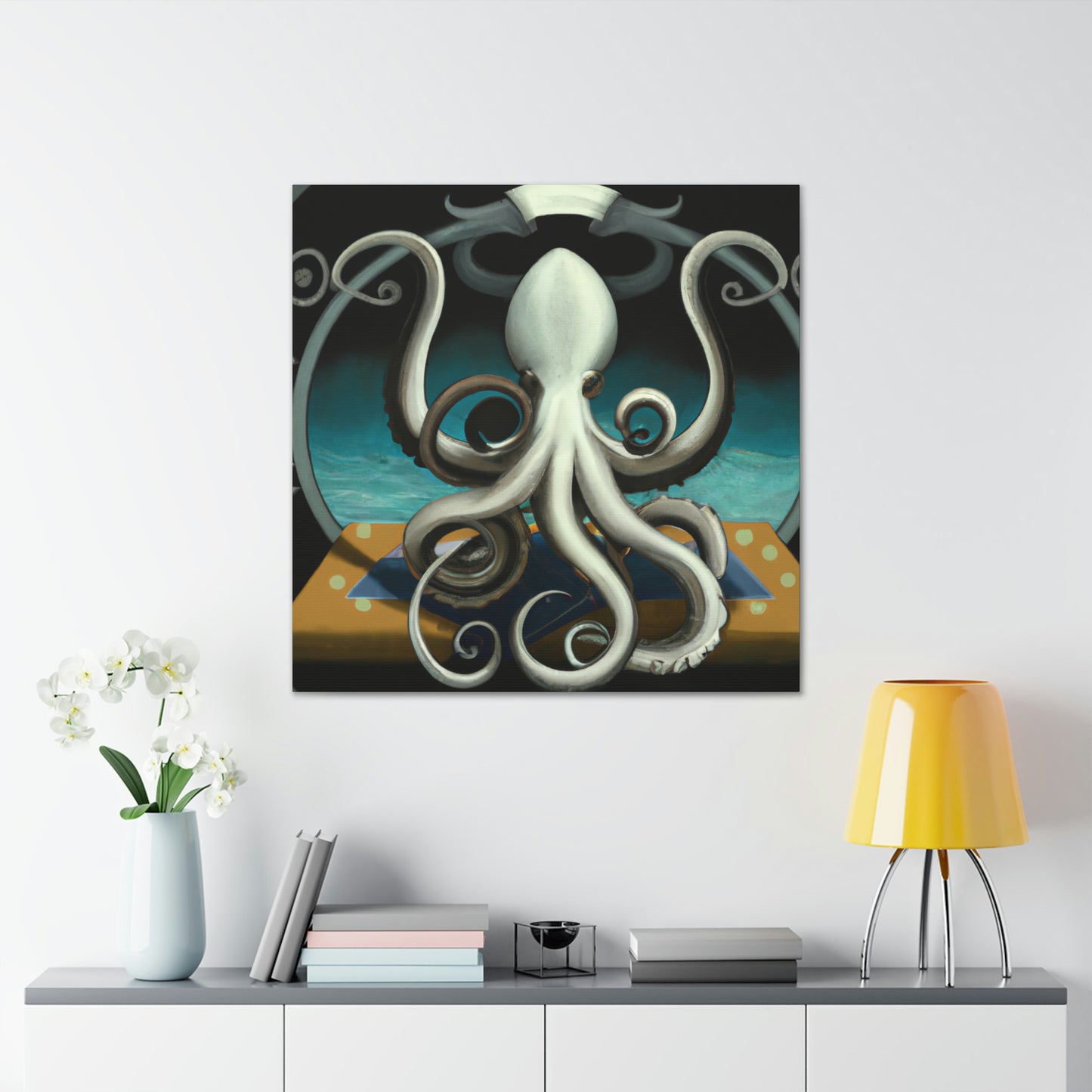 "Octopus at Dusk Dusk" - Canvas