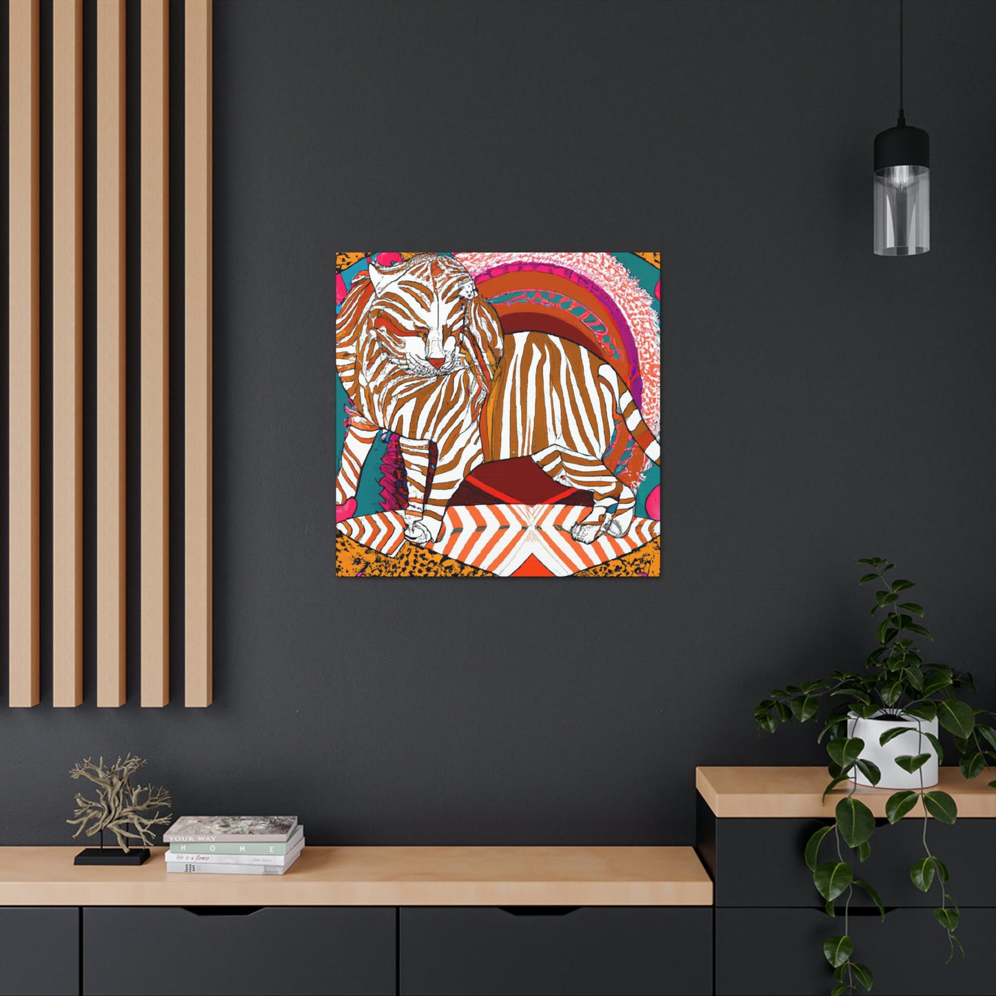 Tiger in the Jazz Age - Canvas