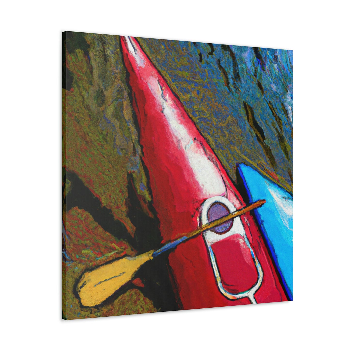 Kayak in Deco Style - Canvas